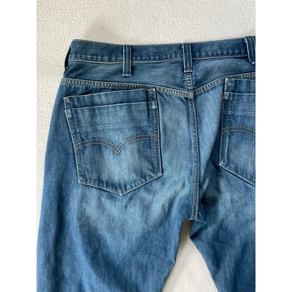 8 Pocket 90s Y2k Levi's Mens 38 x 30 569 Loose Straight Jeans Blue Medium Wash